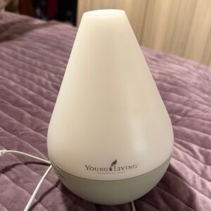 Young Living Cream and Gray Aromatherapy Diffuser